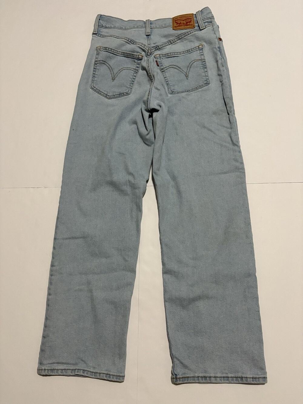 Levi’s Ribcage Straight Ankle Jeans Women’s 28x29 High Rise Button Fly